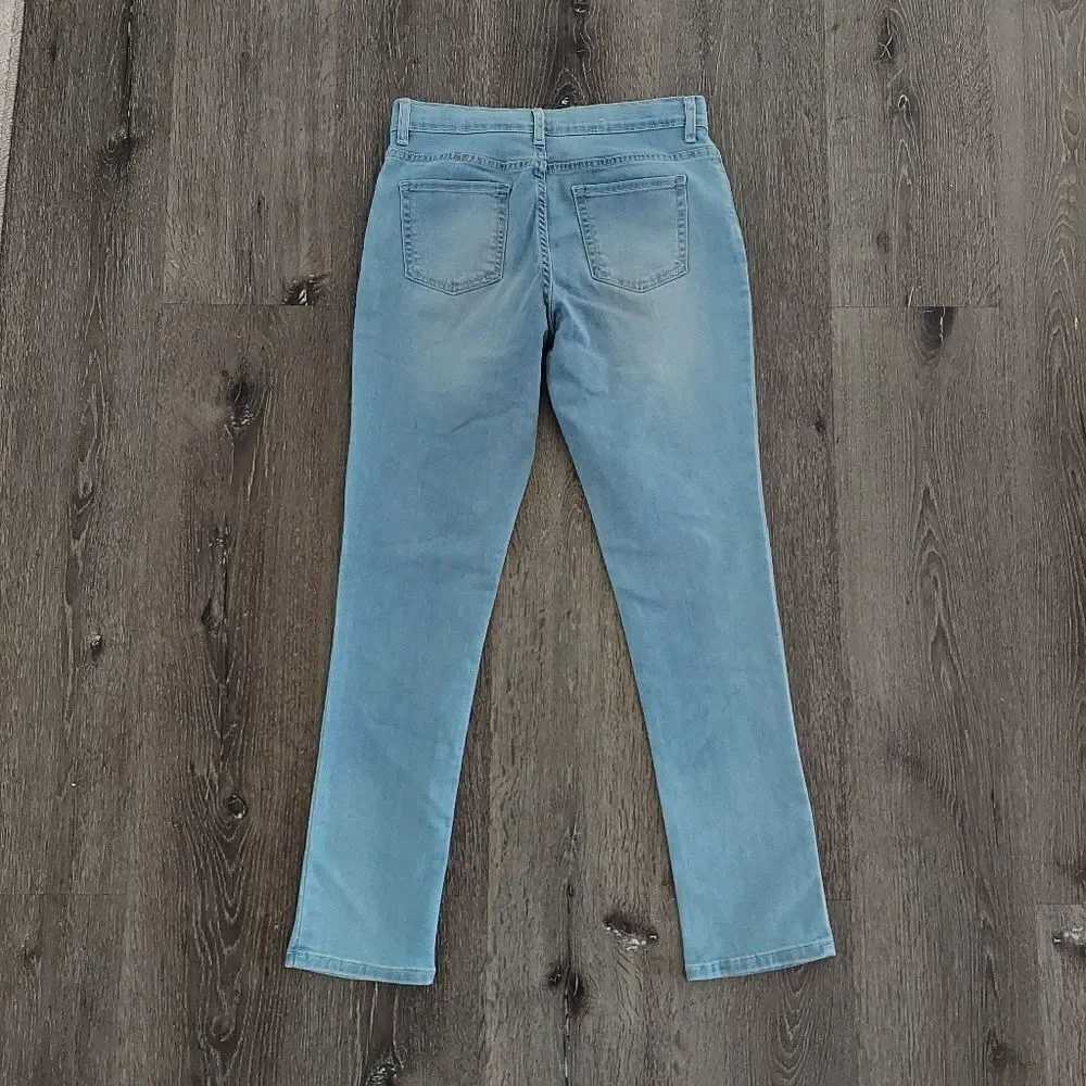 The Children's Place Girls Unicorn Graphic Super Skinny Jeans Size 14